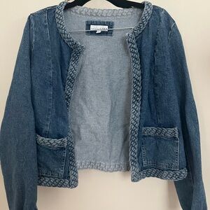 LOFT Blue Jean Jacket Classic Denim Style